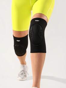 JINGBA SUPPORT 1 Pair Unisex Breathable Knee Pads With Thick Sponge Padding, Suitable For Dance, Volleyball, Roller Skating And Other Sports - Black - View 13