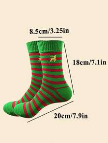 12/6 Pairs Women's Christmas Socks, Assorted Patterns, Christmas Gift Socks + Dual-Use Home Decor Socks