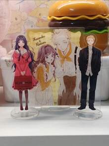 Regalos para fiestas de festivales - Productos de anime, Kaoru Hana Wa Rin To Saku - Placa vertical acrílica decorativa, Decoración vertical de escritorio acrílica, Exhibición de personajes de acción, Decoración de escritorio y hogar, Coleccionables, Regalo perfecto para amigos, Se puede usar como decoración para salas de estar, salas de estudio, escritorios, oficinas, autos, dormitorios, tiendas, etc. Muy adecuado para exhibir