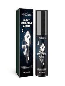 100ml Night Reflective Spray, Suitable For Clothes, Backpacks And Garments, Invisible In Daytime, Emits Bright Glow Under Bicycle, Backpack And Clothing Front Lights, Waterproof And Flexible, Enhances Nighttime Visibility, Provides Super Bright Spray Protection For Jackets And Helmets, Long-Lasting And Durable, Water-Based Formula.