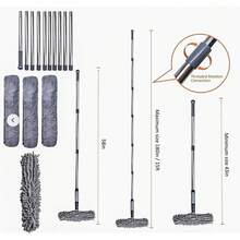 Telescopic Extendable Window Cleaner Equipment Glass Cleaning 4.5m Squeegee UK - Grey - View 2