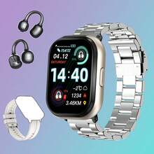 Die Smartwatch beinhaltet Bluetooth-Kopfhörer, unterstützt Bluetooth-Anrufe, Vollbildschirm, Schütteln zum Fotografieren, mehrere Sportmodi, Wetter, Kalorienrechner, Schrittzähler, Timer