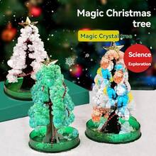 1pc Christmas Tree, Magic Watering Growth Creative Magical Crystal Tree DIY Handmade Toy Paper Tree Blossom