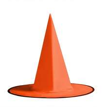 1 pezzo Cappello da strega nero con nappe, popolare per il mercato internazionale di Ognissanti, realizzato con tecnica di piegatura 3D per creare uno stile puntato vintage gotico, decorato con nappe dinamiche sul bordo, che combina un elegante colore solido e un'atmosfera misteriosa scura, regolabile per circonferenza della testa da 21,3 a 22,8 pollici, realizzato in tessuto di qualità rigido ma leggero e traspirante, adatto per feste di Ognissanti, balli in maschera, sfilate di dolcetto o scherzetto, giochi di ruolo a tema strega, fotografia a tema scuro, escape room, matrimoni/compleanni gotici e altro ancora