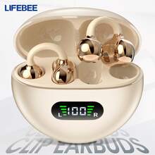Auriculares inalámbricos LIFEBEE de oreja abierta 5.4, auriculares inalámbricos tipo clip, pantalla LED de batería, control táctil, auriculares deportivos inalámbricos para correr, diseño de oreja abierta - Unitalla - Ver 13