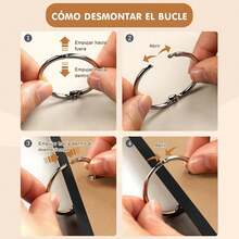 ZZBIFRJ Álbum de Fotos, 30 Páginas Álbum de Recortes, Cubierta de Páginas Kraft con Bolígrafos, Adhesivos y Decoraciones, Regalo para Cumpleaños, Navidad, Pareja, Boda Aniversario KLVW - 1 - Ver 6