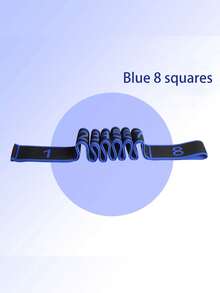 1pc Multi-Functional Yoga & Pilates Resistance Band, Portable Flexibility & Strength Training Tool Suitable For Beginners, Home Workout, Dance And Travel, Durable Polyester Material, Yoga Exercise, Adjustable Stretch Strap, Elastic Yoga Stretch Band, Physical Therapy Elastic Band, Stretch Dance Elastic Band