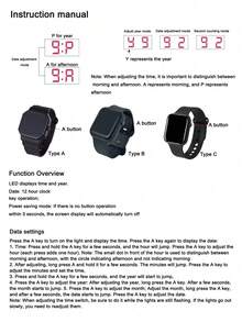 1pc Battery Operated Square Dial Electronic Step Counter Watch, LED Flashing Time Display, Suitable For Students, Couples, Back To School, Fashion Casual Sports Outfit, Daily Decoration - Multicolor - View 5