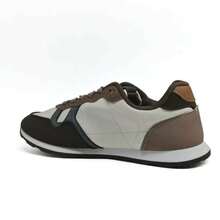 Zapatillas Planas Estilo Casual para Mujer - Comodidad Todo el Día con Suela Flexible, Ideal para Looks Urbanos, Juveniles y Cómodos sin Sacrificar el Estilo - BEIGE/MARRÓN - Ver 3