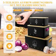 Kitchen Storage Set - สีดำ - ดู 8