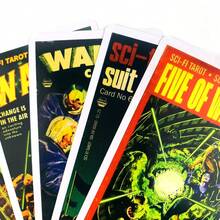 High-Quality Sci-Fi Themed Tarot Card Set, Consisting Of 78 Standard Cards Featuring Futuristic Illustrations Designed For Adult Collectors And Enthusiasts.