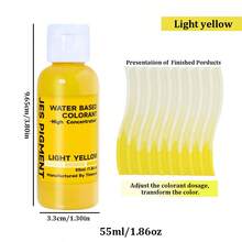 55ml/1.86oz 高濃度水性染料 30色，適用於珠寶鑄造、水磨石、水泥與石膏粉，鮮豔色彩手工藝與藝術創作，耐用水性著色墨水 - 彩色 - 查看 19