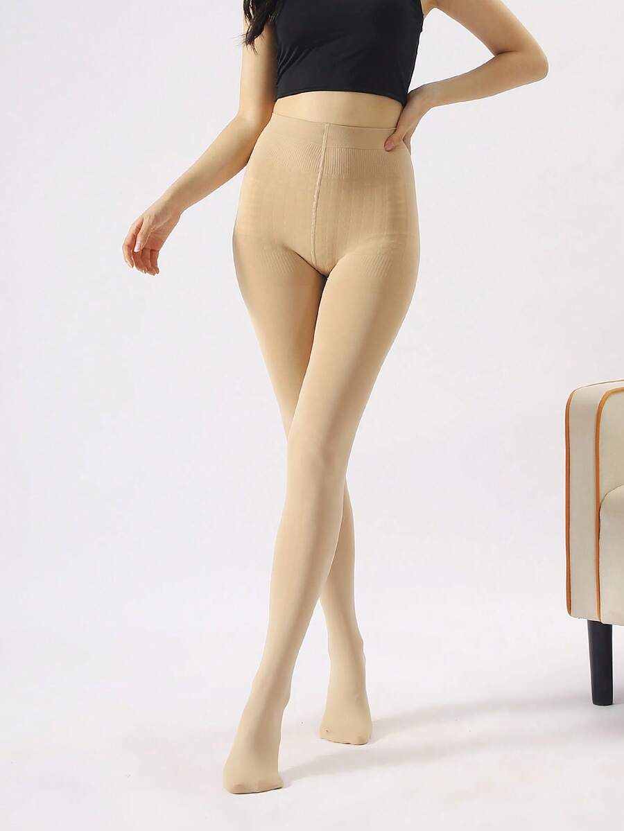 1 Pair Thick, High Elasticity, Minimalist Leggings