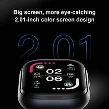 Die Smartwatch beinhaltet Bluetooth-Kopfhörer, unterstützt Bluetooth-Anrufe, Vollbildschirm, Schütteln zum Fotografieren, mehrere Sportmodi, Wetter, Kalorienrechner, Schrittzähler, Timer