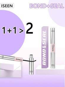 1支5毫升睫毛胶水，5毫升封层液，强力睫毛粘合剂，二合一睫毛胶水和封层液，防水持久，适合DIY睫毛嫁接 - 黑色 - 查看 6