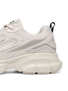 baasploa 2025冬季新款女式厚底运动鞋网面跑步鞋加厚增高运动鞋轻便休闲鞋复古鞋减震防滑耐磨软底步行鞋女鞋时尚百搭跑步训练鞋，厚底运动鞋，复古拼接