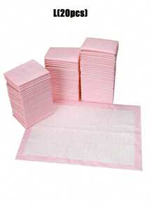 100/50/40/20pcs Super Absorbent Disposable Pet Pee Pads, Odorless Dog Training Pads, Highly Absorbent, Leak-Proof, Quick-Drying, Breathable Pet Cleaning Products - Pink - View 19