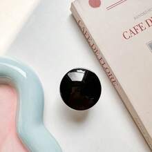 1 pezzo Supporto per telefono in cristallo e vetro, stile coreano Ins, supporto per telefono a sfera di vetro rotondo, adesivo espandibile, supporto da tavolo per guardare video