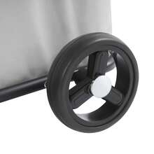 Mini carrello per cani per piccoli animali domestici, carrello della spesa pieghevole multifunzionale con maniglia estensibile, carrello per cani con borsa portaoggetti, grigio (86 * 51 * 35 cm) - Grigio - Visualizzare 11