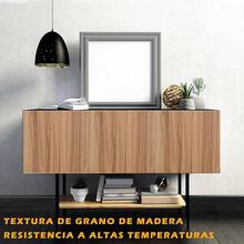 40x300cm Papel Tapiz Autoadhesivo para Pared Papel de Contacto Impermeable con Textura de Madera Cortable Papel Vinilo Pelar y Pegar para Renovación de Muebles de Casa Oficina (Roble, 40*300cm) - Marrón - Ver 4
