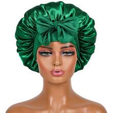 Women's Bonnet: Solid Color Adjustable Tie Style, Fashionable Silky Satin Cap For Casual Hair Protection And Non-Slip Sleep Wear