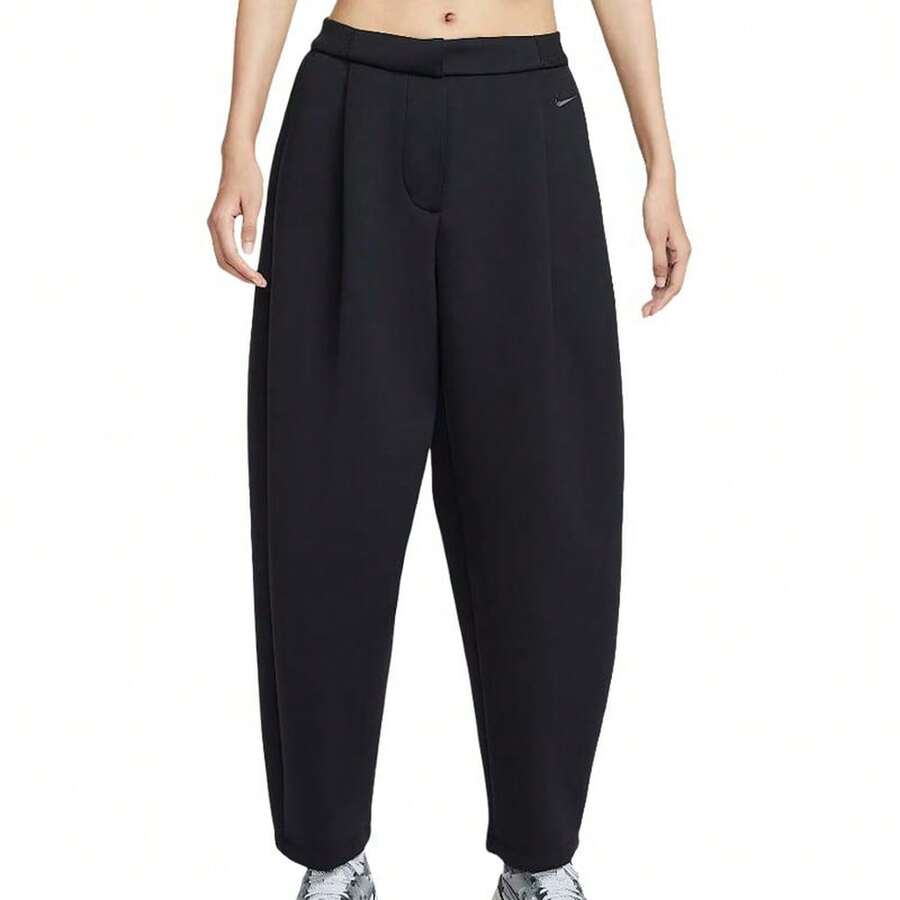 Nike 女款 AS W NSW MOD FLC PANT 针织裤 HV1965-010 - 黑色 - 查看 1