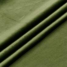 2 Panel Vintage Velvet Curtains, Back Tab Curtains For Living Room, Bedroom And Dining Room, Soft Drape With Good Home Decoration Curtains - 橄欖綠 - 查看 7