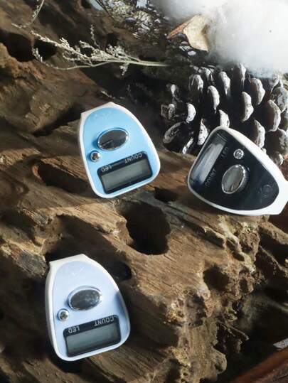 1pc/5pcs/10pcs New Finger Ring Counter Electronic Digital Hand Tally Counter, Manual Counting Ring With Display Screen, Battery Operated Clicker Counter Tool