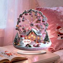 1/3/10 chiếc Vòng đu quay Giáng sinh Nhà tuyết Bàn ăn Trung tâm vui nhộn Đa chức năng 2D Acrylic Mảng bám Trang trí Nhà Ký túc xá Văn phòng Mùa đông Giáng sinh - Nhiều màu - Xem 5
