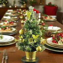 40cm Weihnachtsbaum Tischdekoration, Party Feiertags Ornament, Esszimmertisch Mittelstück, Weihnachtsdekoration, Neujahrsgeschenk, Weihnachtswanddekoration, Deko für Studentenwohnheim