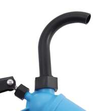 LOYALHEARTDY Plastic Lever Acting Drum Barrel Pump PP Manual Drum Barrel Pump Blue PP Spout, Hand Pump CRANK Pump  Pump - Black and Blue - View 7