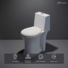 Asiento Castel, Modelo Siberia/Etna de cierre lento, color Blanco - 1 - Ver 7