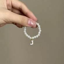 【仅项链】创意新款10cm娃娃第四代迷你Labobo陶瓷娃娃吊坠，可爱珍珠字母项链 - 彩色 - 查看 23