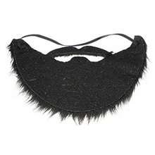 Funny Costume Party Male Man Halloween Beard Easter Party Cosplay Facial Supplies Disguise Game Black Mustache - como en la foto - Ver 5