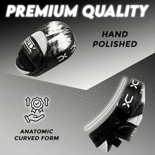Guantes deportivos de punzonado, con gancho y jab curvados para entrenamiento de artes marciales, karate, kickboxing, Muay Thai con correas ajustables ventiladas - BLANCO - Ver 5
