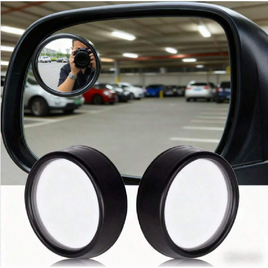 Blind Spot Mirror, Left And Right Adjustable Rearview Mirror Car Auxiliary Wi