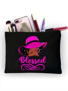 Bộ 1 túi xách nhẹ và túi đựng mỹ phẩm cùng màu, bộ túi xách in họa tiết thời trang bao gồm ví, túi tote vải lanh dung tích lớn dành cho nữ, túi mua sắm dung tích lớn, thiết kế sáng tạo, túi tote thường ngày tiện dụng, túi mua sắm lý tưởng. Túi xách đa năng tiện dụng dành cho giáo viên, quà tặng cho phụ nữ. - Nhiều màu - Xem 2