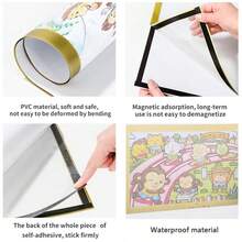 1/3/5pcs A4/A5 Magnetic Photo Frames, 210mmx297mm Self-Adhesive Picture Display Board Wall Sticker Photo Frame, Certificate Office Wall Sticker Picture Magnetic Frame