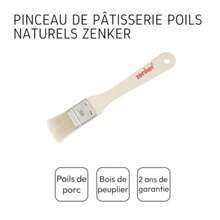 Zenker 42896 Pincel para repostería de madera pincel de cocina utensilio para hornear madera 19 cm color beige - Beis - Ver 4