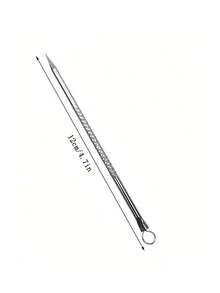5pcs Stainless Steel Blackhead Remover Needles, Portable Acne Needle Pimple Extractor - Silver - View 3