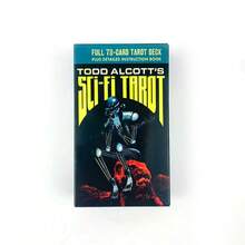 High-Quality Sci-Fi Themed Tarot Card Set, Consisting Of 78 Standard Cards Featuring Futuristic Illustrations Designed For Adult Collectors And Enthusiasts.