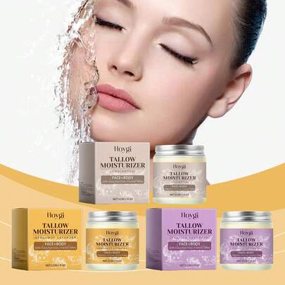 Hoygi Cow Fat Moisturizing (Vanilla Lavender) Gentle Nourishing Softening Skin Lock Skin Cow Fat Moisturizing