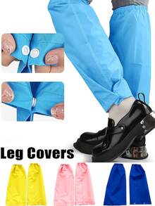 [Windproof Cycling Suit]Unisex All-Weather Jumpsuit, Full Leg Coverage - Oxford Fabric Rain Pants, Full Zipper Design, Elastic Cuffs And Tapered Legs, Suitable For Cycling, Hiking, Camping, Motorcycle Riding - Four Seasons Outdoor Rain Gear (High Quality Windproof) - Suitable For Men And Women, Button Closure, Comfortable To Wear, Suitable For All-Day Wear, Coping With Various Weather Conditions - Multicolor - View 3