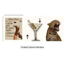 1/3 Bộ 3 tranh treo tường họa tiết da báo cổ điển không khung, Áp phích thời trang Y2K & Họa tiết động vật sang trọng, Trang trí ký túc xá thẩm mỹ | Nghệ thuật treo tường phòng trưng bày, Trang trí cổ điển, Đồ dùng cần thiết cho ký túc xá, Trang trí phòng ngủ, Quà tặng - Nhiều màu - Xem 13