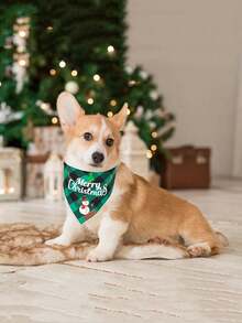 1 قطعة - وشاح رأس للكلاب بطبعة شطرنج كلاسيكية لعيد الميلاد، وشاح مثلث للحيوانات الأليفة، مناسب للكلاب متوسطة وكبيرة الحجم، بطبعات بابا نويل والرجل الثلجي على طبعة شطرنج كلاسيكية