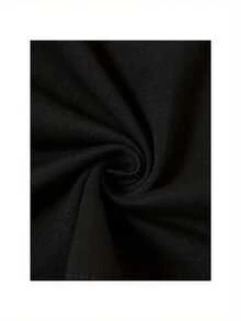 New 1pc Men'S MIsfits 'Classic Vintage' Black T Shirt, 100% Cotton Fabric, Crew Neck, Short Sleeve, Regular Fit, Weekend Casual Wear, All-Season Casual Wear, 180gsm - Ideal For Valentines New Year'S Day Father'S Day Christmas - 黑色 - 查看 4