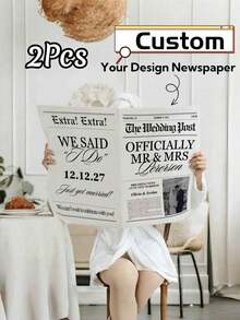 1/2 Thông báo đám cưới dạng báo tùy chỉnh, Báo cưới cá nhân hóa ảnh và văn bản, Báo cưới riêng tư, Thông báo đám cưới độc đáo cho cặp đôi, Hiện đại, Bắt mắt, Thời trang, Đa năng, Trang trí, Tái sử dụng, Đương đại, Đầy màu sắc, Dễ thương, Cổ điển, Hoạt hình, Kawaii, Tùy chỉnh, Cá nhân hóa, Độc đáo, Có thể tùy chỉnh, Phù hợp cho Nhân viên, Khách hàng, Học sinh, Doanh nghiệp/Công việc/Văn phòng, Trường học, Thiệp và Giấy bìa cứng, Poetcore, Tình yêu vĩnh cửu - Nhiều màu - Xem 10