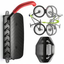 1 zestaw obrotowych uchwytów ściennych na rowery, pionowy wieszak ścienny na rowery, wieszaki na rowery do garażu, uchwyty ścienne na rowery górskie, stojak na rowery do garażu, udźwig do 66 funtów – łatwy montaż