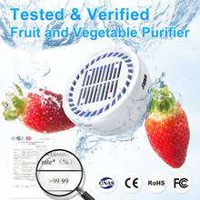 JFBONIN 家用食品净化清洁剂 - 消毒水果、蔬菜和肉类，消除农药残留，厨房水果蔬菜消毒器 - 白色 - 查看 13