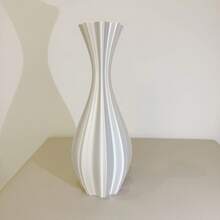 1 set Vase à fleurs sèches texturé soie imprimé en 3D - Style nordique minimaliste Ins, design abstrait rétro torsadé, vase de luxe léger imprimé en 3D pour les compositions de fleurs sèches, décorations pour la maison, accents de table pour le salon/la chambre/l'entrée, décoration de mobilier nordique simple, vase d'art abstrait pour la décoration florale et l'aménagement intérieur minimaliste, idéal pour le style Ins, la décoration de la maison et les idées de cadeaux créatifs